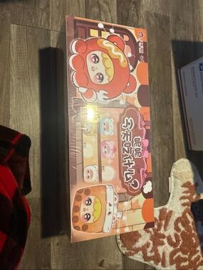 Cute Cartoon Snack Character Toy Set - Pink and Orange Nina’s plush blind boxes